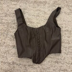 Princess Polly Chocolate Brown Top
